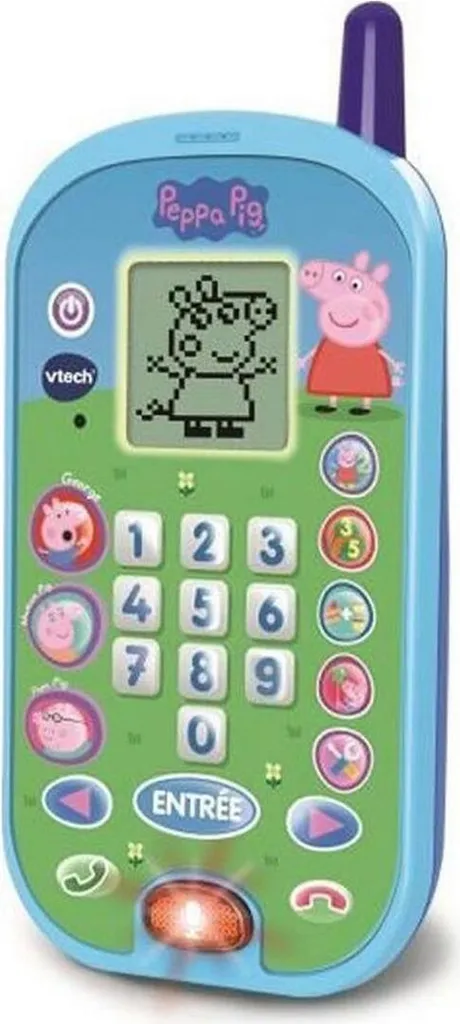 Jouet smartphone Peppa Pig pour apprendre à compter de 2 à 5 ans