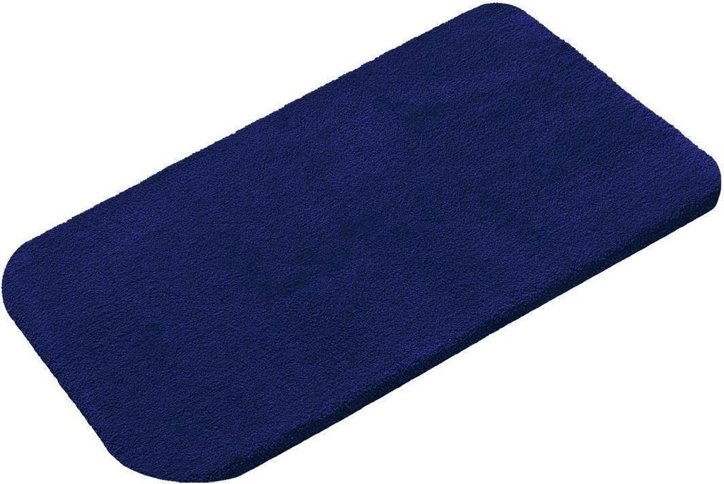 Rhomtuft Badteppich Aspect rechteckig 60x90 cm Farbe kobalt