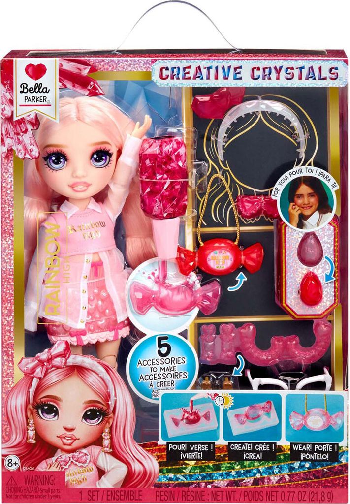 Rainbow High Creative Crystals Fashion Doll- Bella Image du produit 