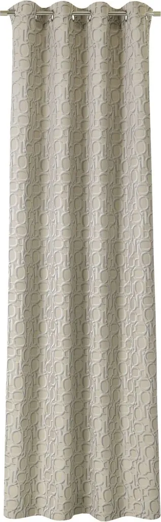 Tenda JOOP! Beige 140x250 con Occhielli | Tessuto Jacquard di Lusso