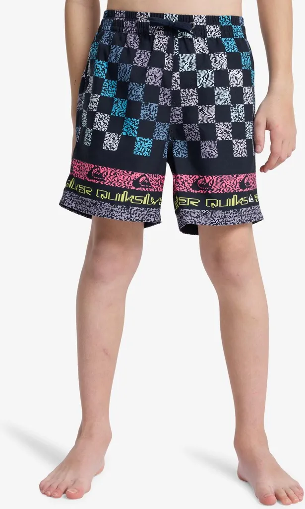 Short de bain Quiksilver Everyday Printed Volley Yth 14 Dark Navy T10