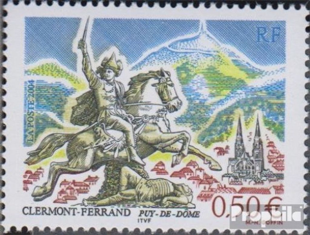 Briefmarken Frankreich 2004 Mi 3790 (kompl.Ausg.) postfrisch Tourismus