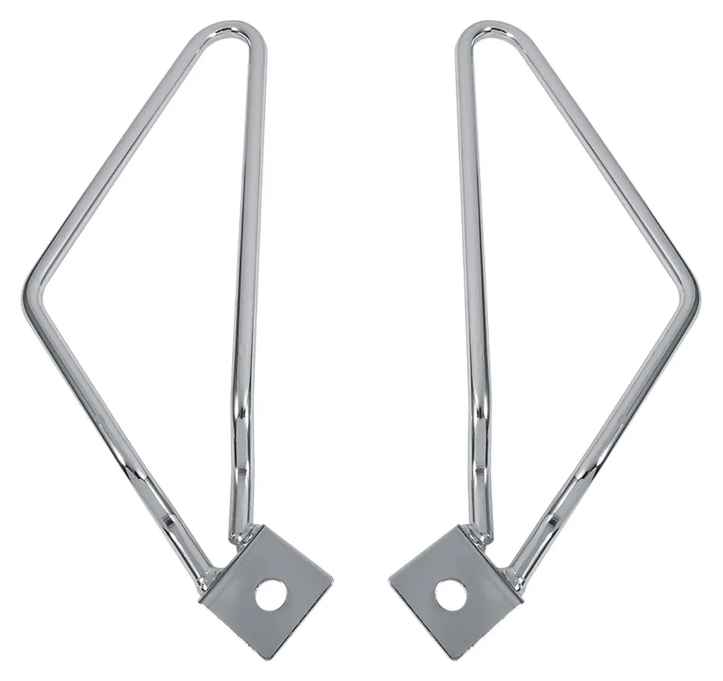 Supports fixation pour sacoches moto XL883 1200 argent, idéal voyage