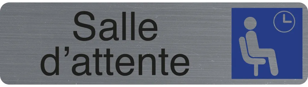 Identifier votre Salle d'attente : Plaque adhésive Exacompta 67167E Pro