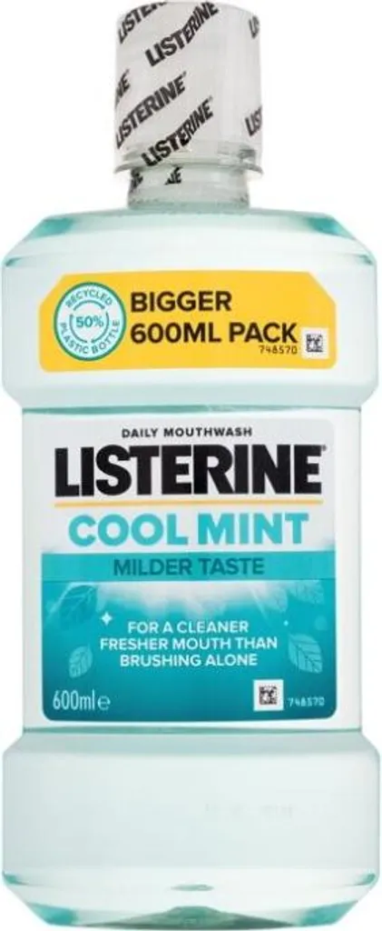 Bain de bouche Listerine Coolmint Menthe Douce - Format éco 600ml - 2