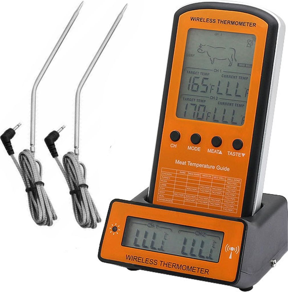 Thermomètre à gril à 2 sondes Thermomètre à viande Image du produit 