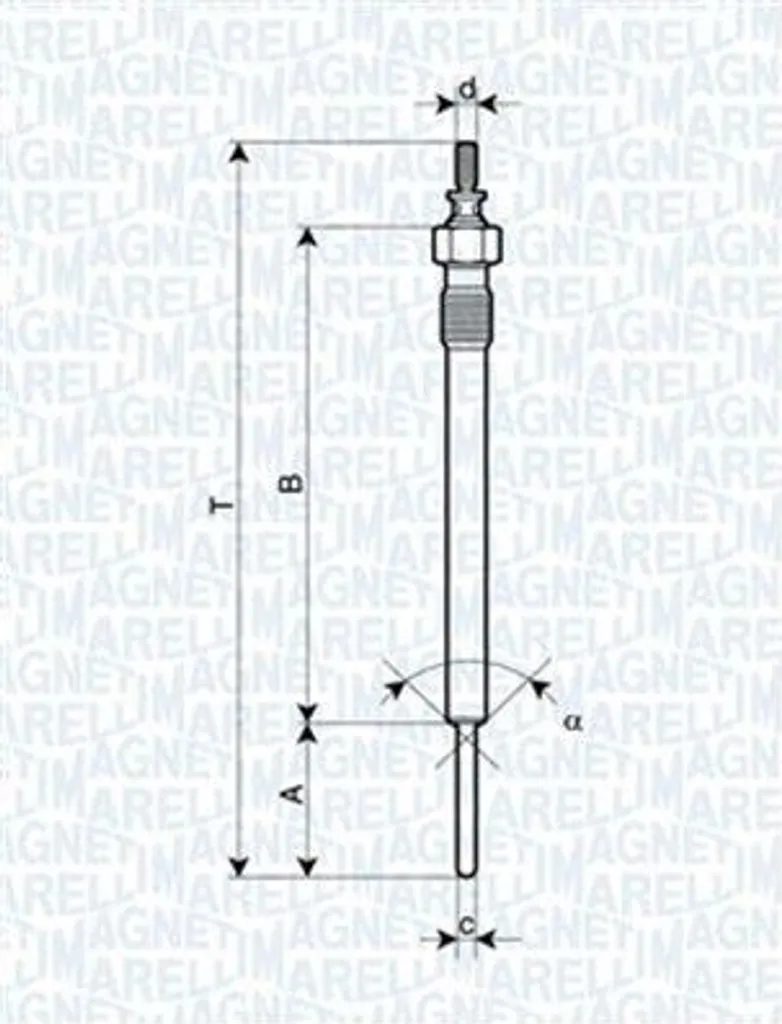 Candeletta Magneti Marelli 062900066304 | Kia Sorento JC - Alta Qualità