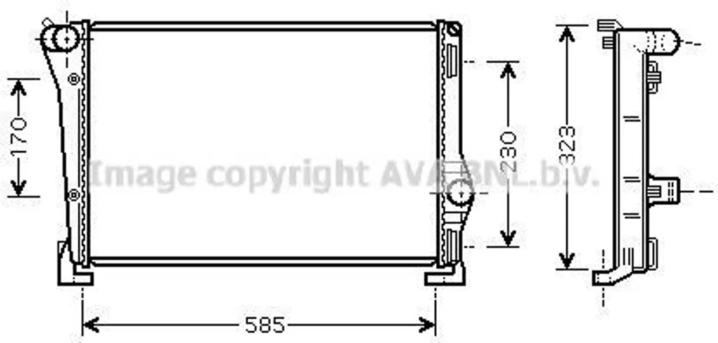 Réparer fuite radiateur Fiat Punto avec PRASCO FTA2279 - OEM 51700805