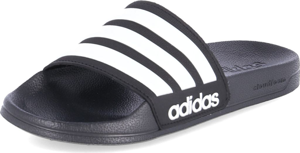 Adidas Cloudfoam Adilette, voor heren, volwassenen, zwart, Productafbeelding 