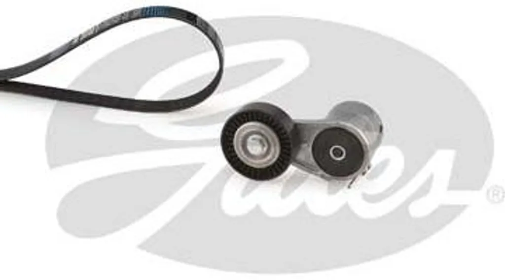 Kit de courroies trapézoïdales Gates K025PK1255 pour moteur Opel