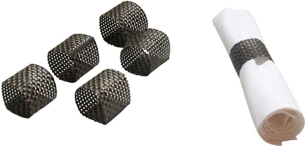 6er Set Serviettenringe Serviettenhalter Produktbild 