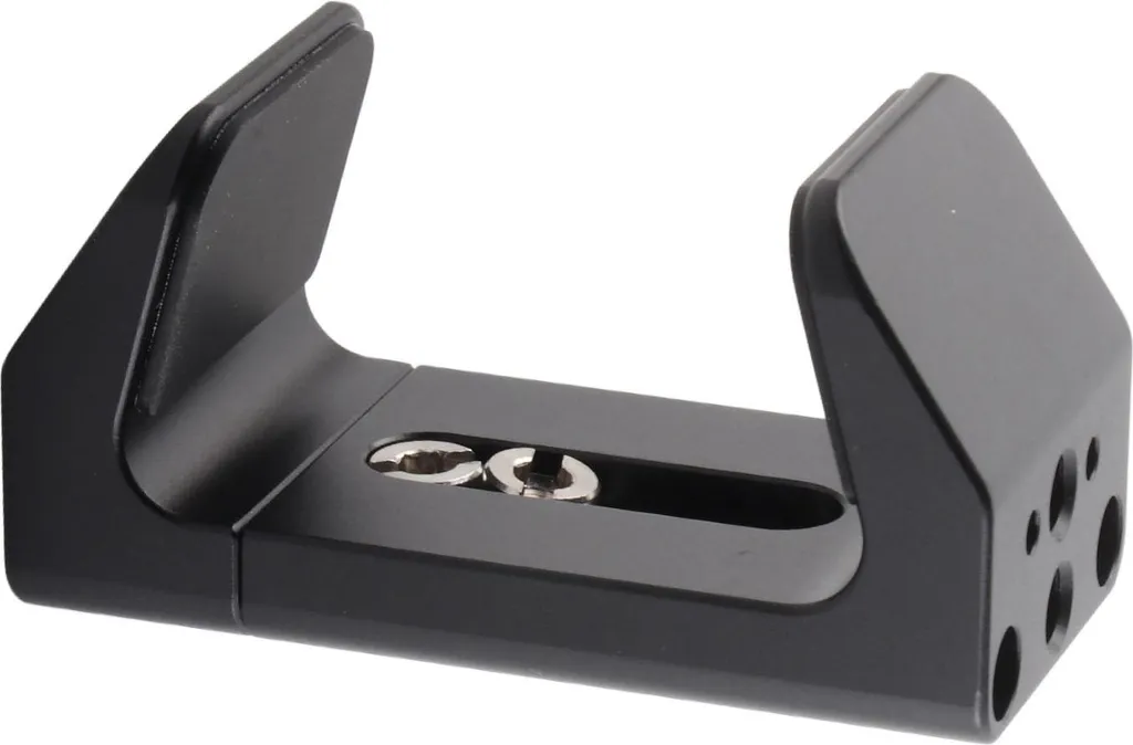 Supporto per power bank, lega di alluminio, supporto universale per power bank, morsetto fisso per fotocamera con foro per vite da 1/4 di pollice, slitta a freddo