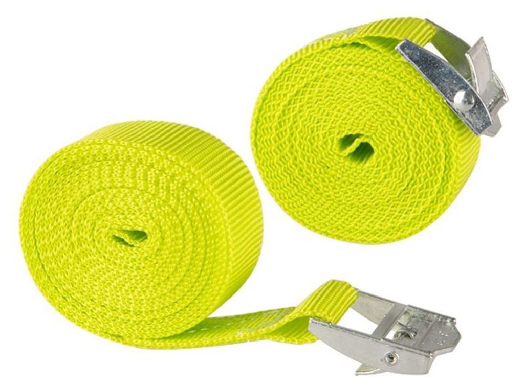 Set aus 2 Spanngurten zur Ladungssicherung, 2,5 m — Carmotion