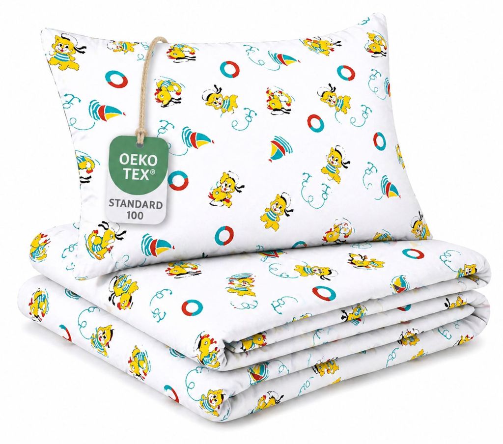 Kinderbettwäsche Paul 100x135 cm Baumwolle – 2-teiliges Set Produktbild 