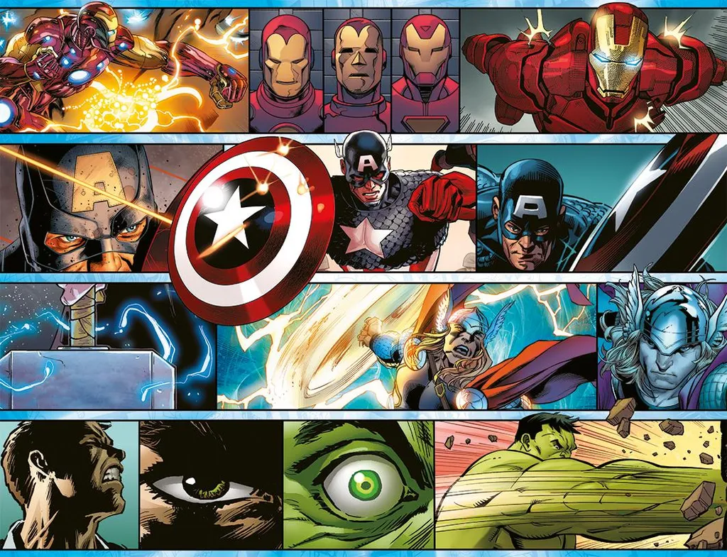 Puzzle Marvel Avengers 2000 Pièces Haute Qualité Impression HD