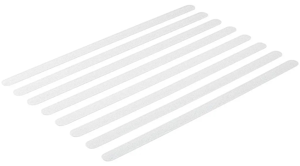 Bandes Antidérapantes Haut de Gamme pour Douche - 8 Unités et Nettoyant