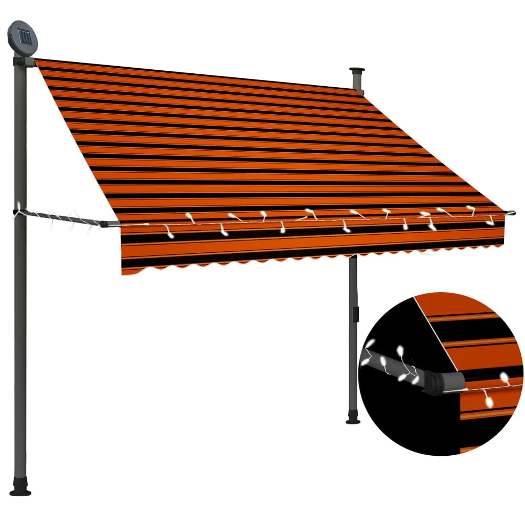 Store rétractable LED 200 cm : stop chaleur et éclairage de terrasse - 7