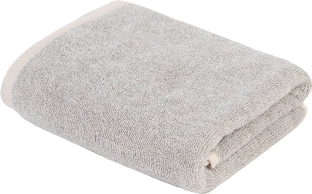 Handtuch Handtücher Badehandtuch Badetuch Duschtuch TAVIA Baumwollhandtuch beige 50x90 cm HOMLA