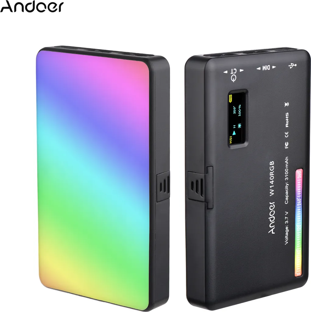 Éclairage LED pour Vlog et Visioconférence Rechargeable avec Fixation Cold - 2