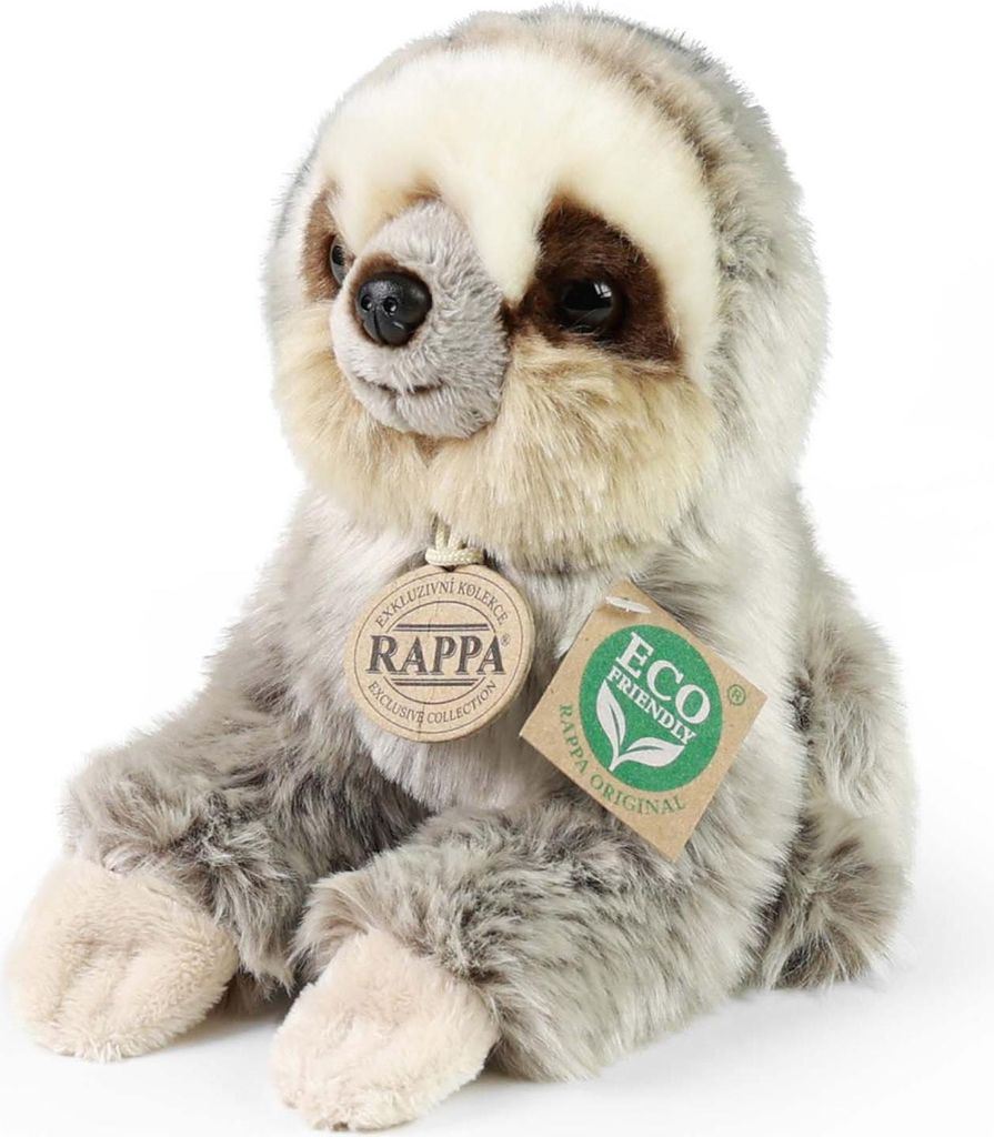 RAPPA Bradipo di peluche seduto 18 cm ECO-FRIENDLY Immagine del prodotto 