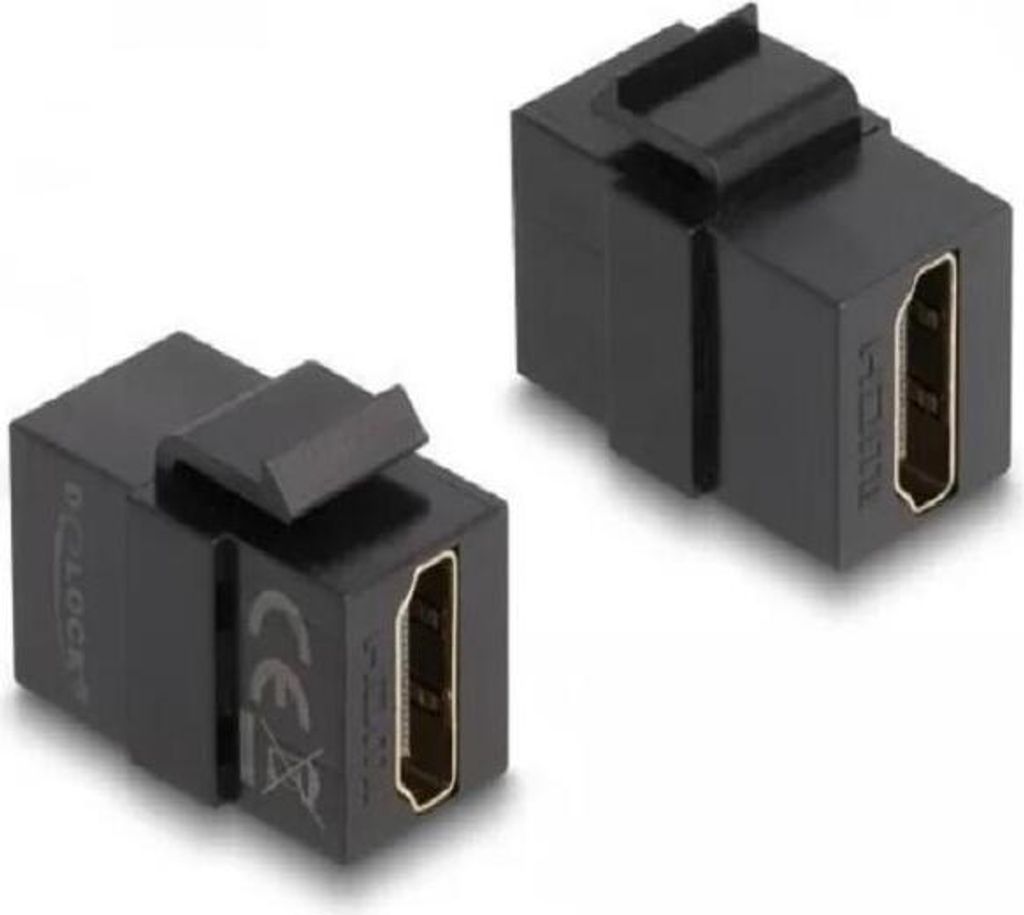 DELOCK Keystone Modul HDMI Buchse zu HDMI Buchse schwarz