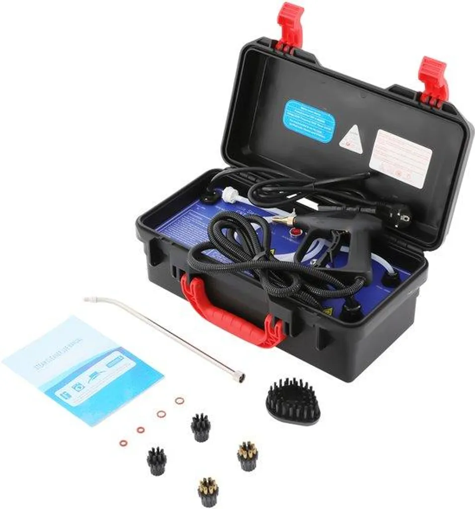 Nettoyeur vapeur haute pression portable avec buse longue et 5 bars