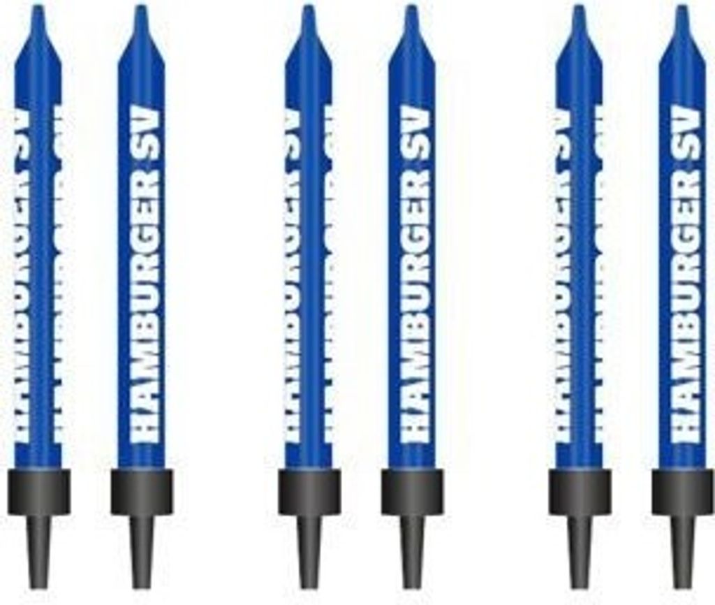 Hamburger SV HSV Geburtstagskerzen 10er Set Produktbild 
