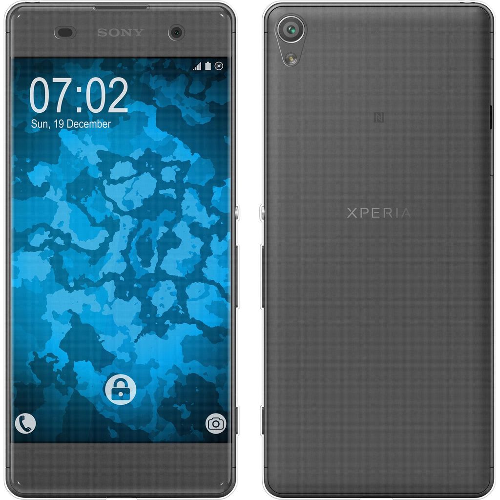 PhoneNatic Case kompatibel mit Sony Xperia XA - clear Silikon Hülle 360° Fullbody Cover
