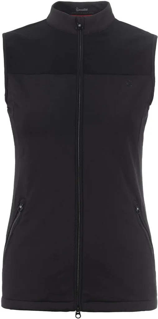 Gilet d'équitation Cavallo sans manches femme noir All Year taille 38