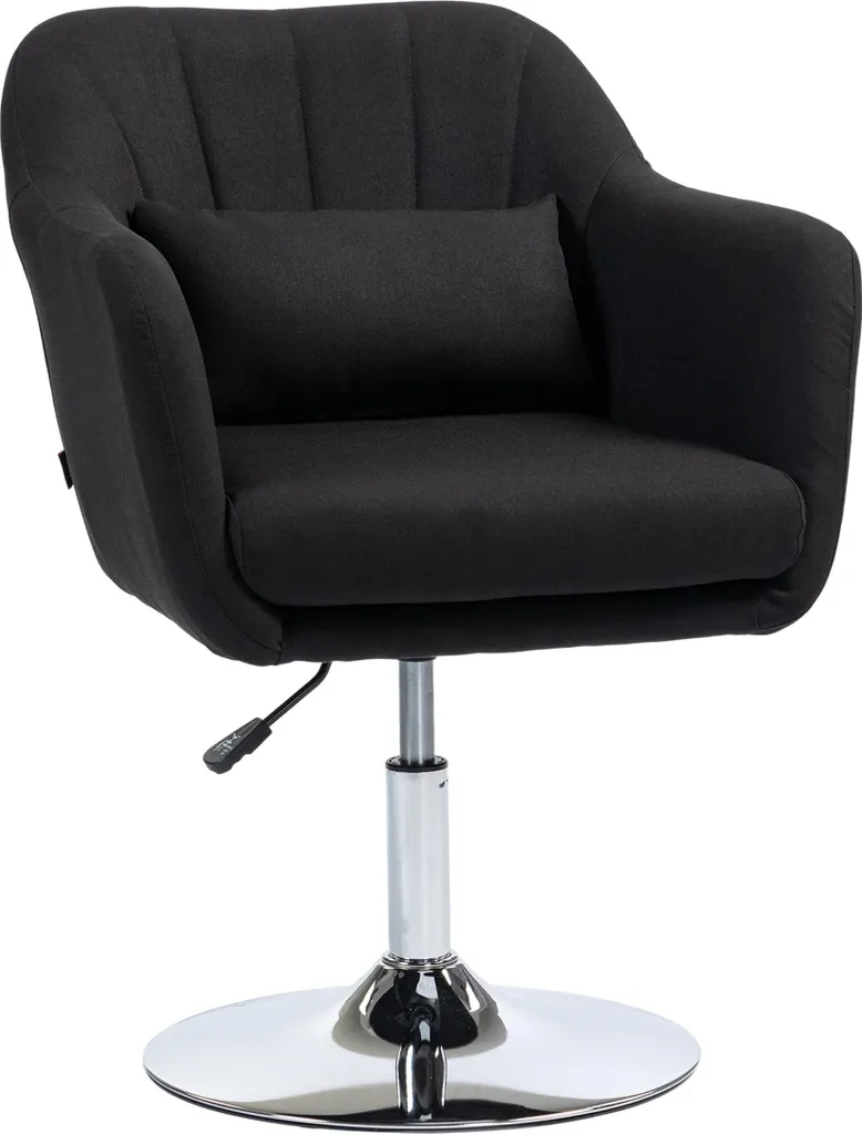 Poltrona Relax Girevole Imbottita - Sedia Lounge con Supporto Lombare