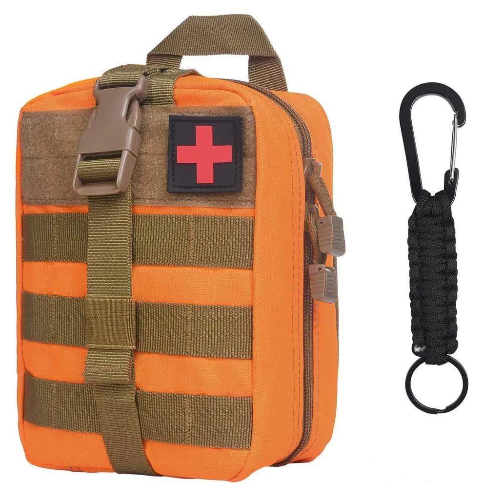 Sac de voyage tactique compact pour randonnée et camping avec rangement SOS