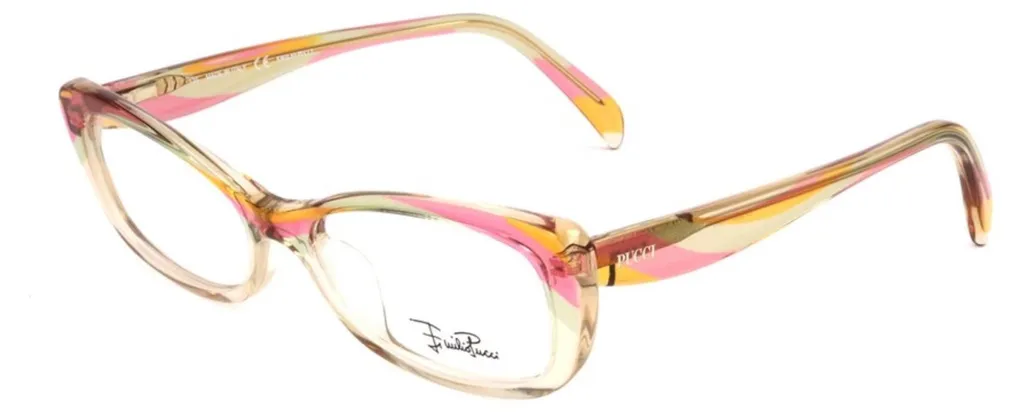 Monture de lunettes de vue Emilio Pucci EP2687 651 style vintage
