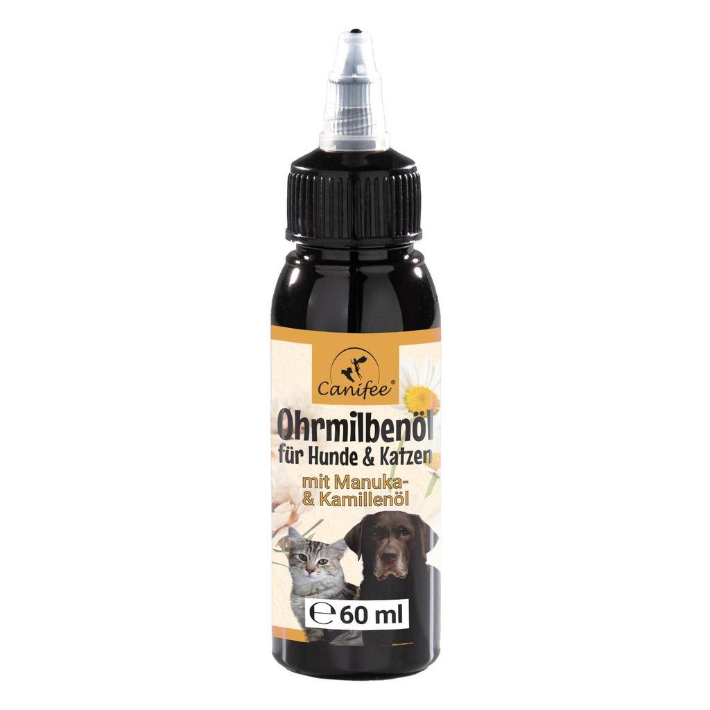 Canifee Ohrmilbenöl für Hunde und Katzen in der 60ml Produktbild 