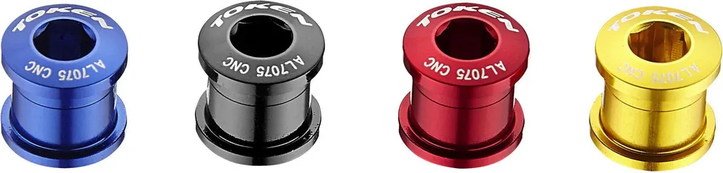 Vis de plateaux Token aluminium noir : fini la rouille sur votre pédalier