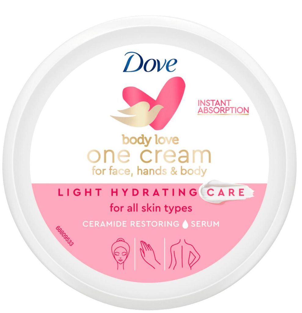 Dove Light Crema Idratante Viso Corpo e Mani 250ml Immagine del prodotto 