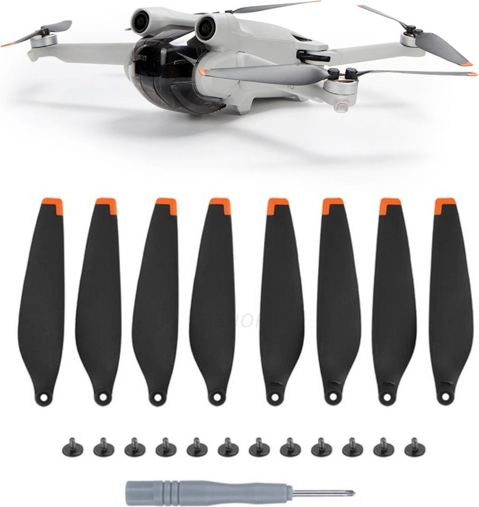Propeller für DJI MINI 3 PRO / 4 PRO DROHNE - 8 Stück 6030F ORANGE