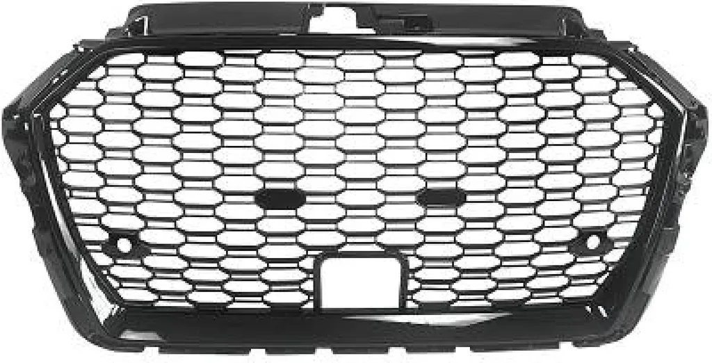 Grille de Calandre Sport pour Audi A3 2017-2020 Look RS - Noir Brillant