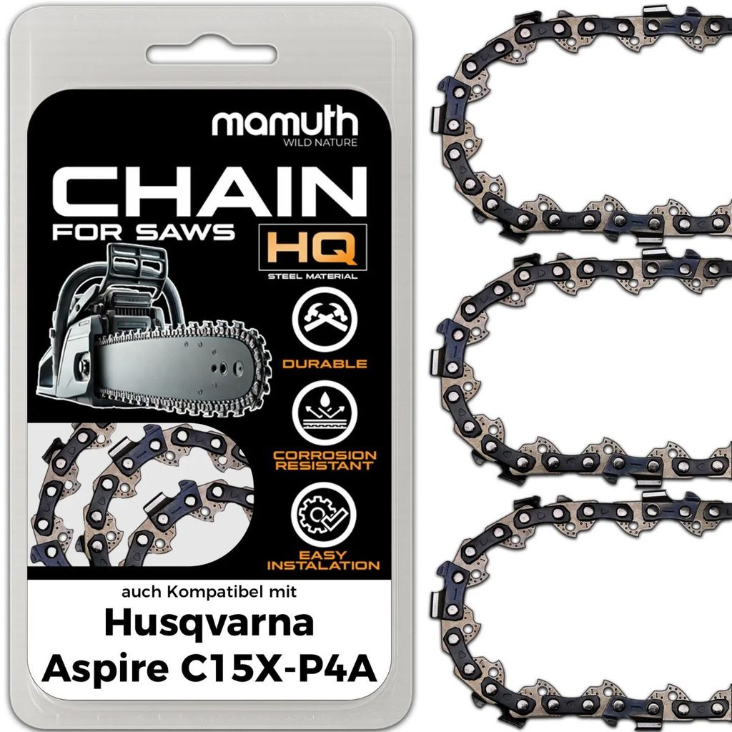 3 reťaze na pílu, reťazová píla 15 cm, 1,1 mm, 1/4", 32 TG, Obrázok produktu 