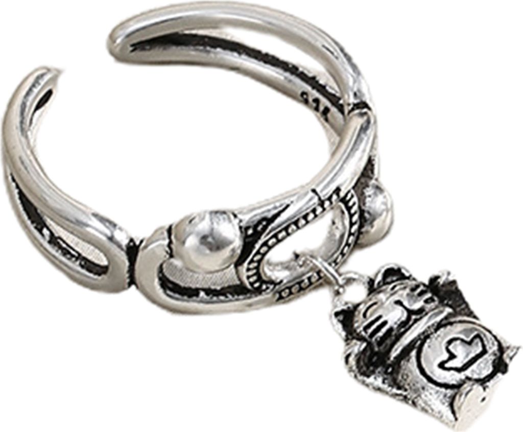 Paar-Ring, Punk-Stil, dekorativ, offenes Design, verstellbar, passend zu Schmuck, Geschenken, geometrisch, für Männer und Frauen, Fingerring mit ...