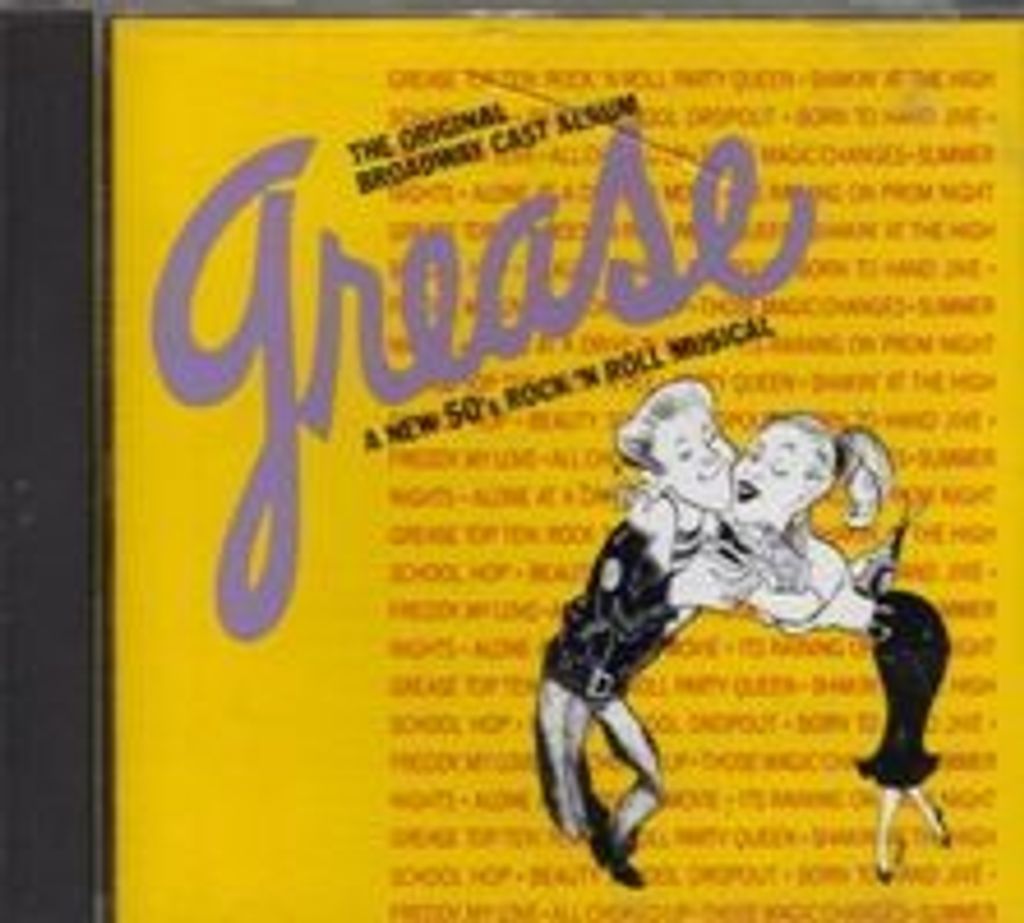 Grease A new 50 ́s Rock ́N Roll Musical 17 Songs