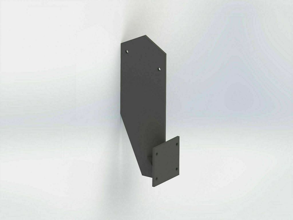 Vana Stahl Dachsparrenhalterung für Vollkassettenmarkise Montage SPP062 Grau