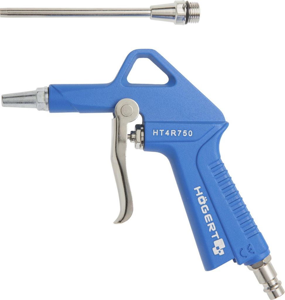 Hogert Technik Ausblaspistole Druckluft Druckluftpistole Produktbild 