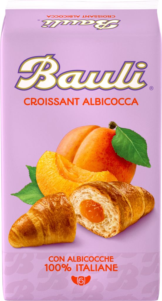 Bauli Croissants mit Aprikosencremefüllung 6 Stück Karton Produktbild 3