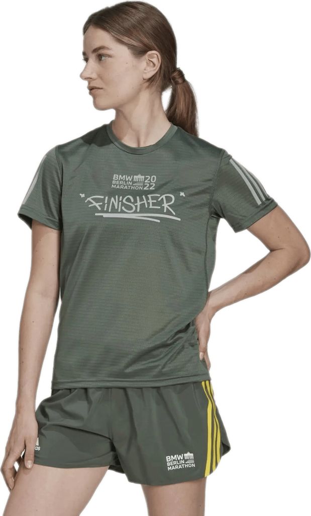 Adidas Damen T-shirt Kurzarm Finisher Ber22 Berlin Marathon 22 Laufshirt HT0518 Gr.M