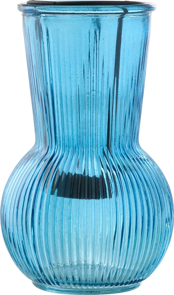 Photophore de Salon Ambiance Zen en Verre Bleu Noir Grand Format 30cm