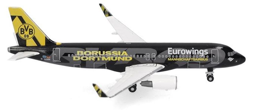 Herpa 538657 - 1/500 A320 Eurowings BVB 2025 - Neu Produktbild 