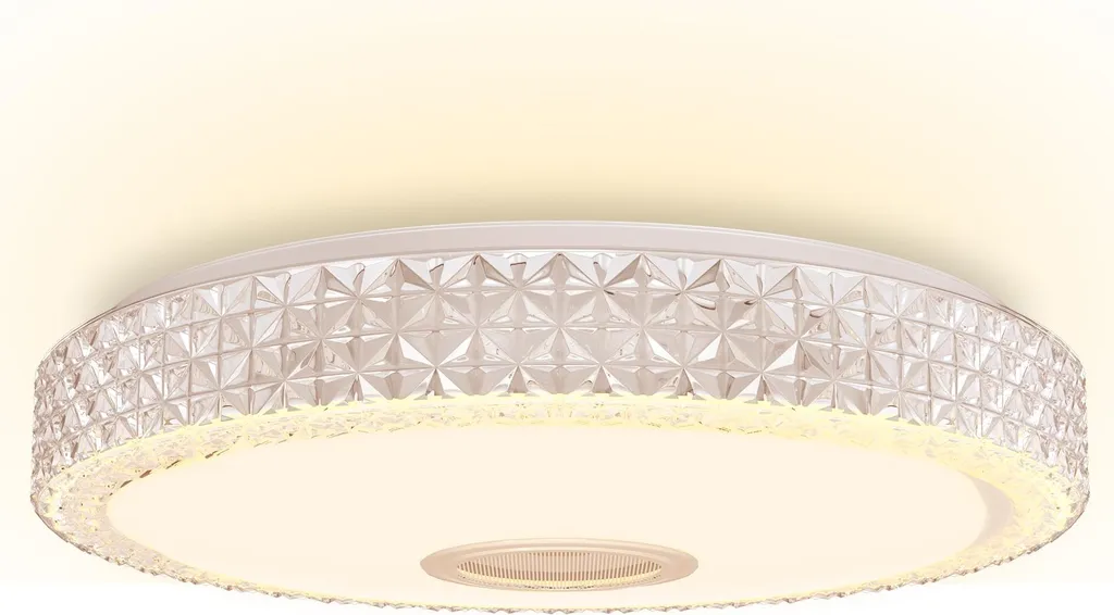 Lampe de Plafond Musique pour Chambre et Salon avec Contrôle Mobile