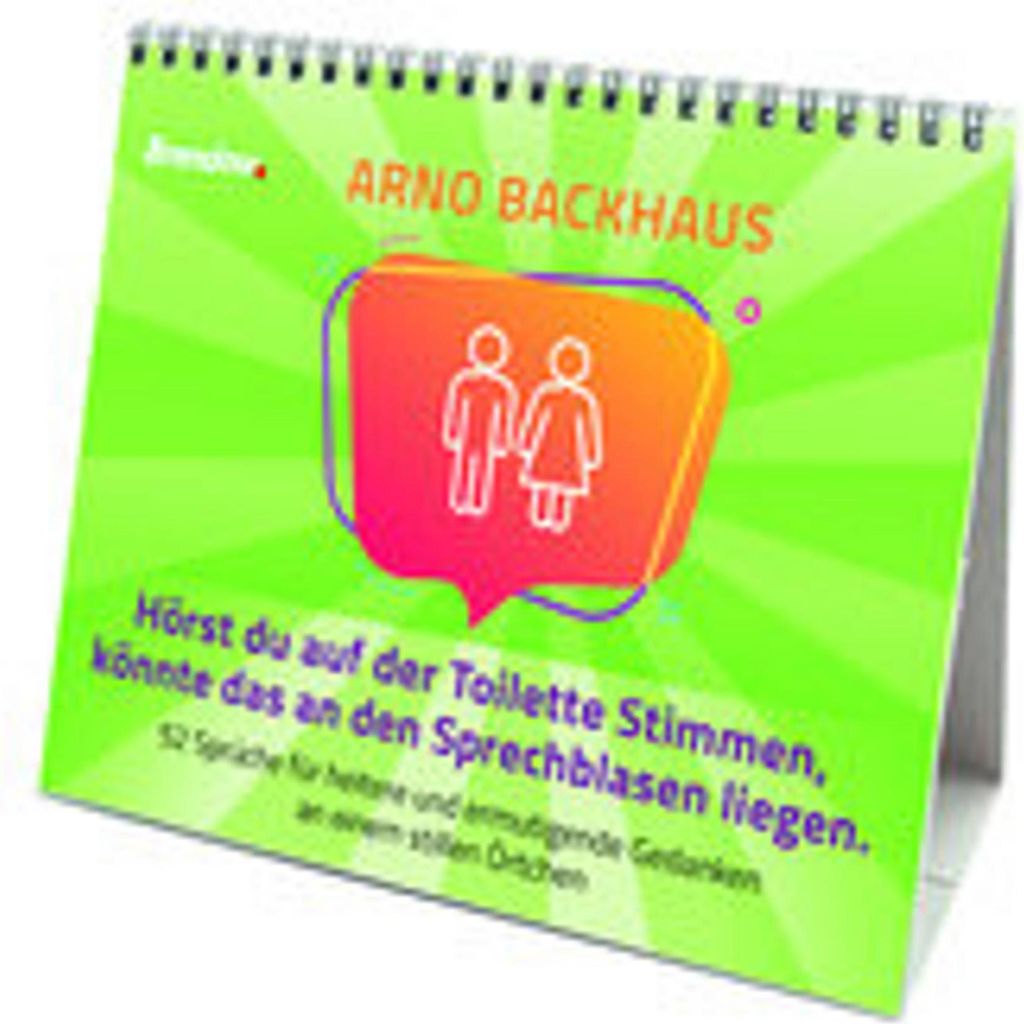 Hörst du auf der Toilette Stimmen, könnte das an den Sprechblasen liegen.