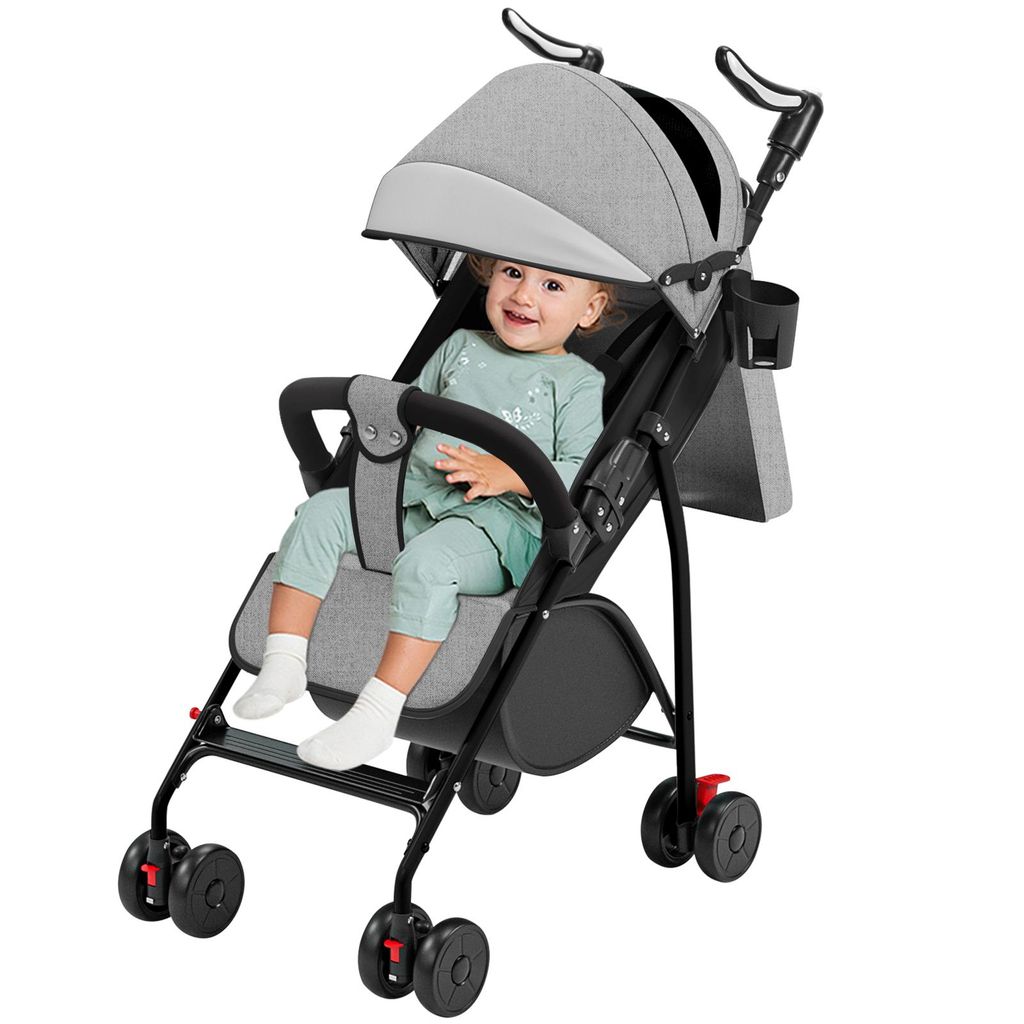Buggy Kinderwagen verstellbare Rückenlehne Leicht mit Produktbild 
