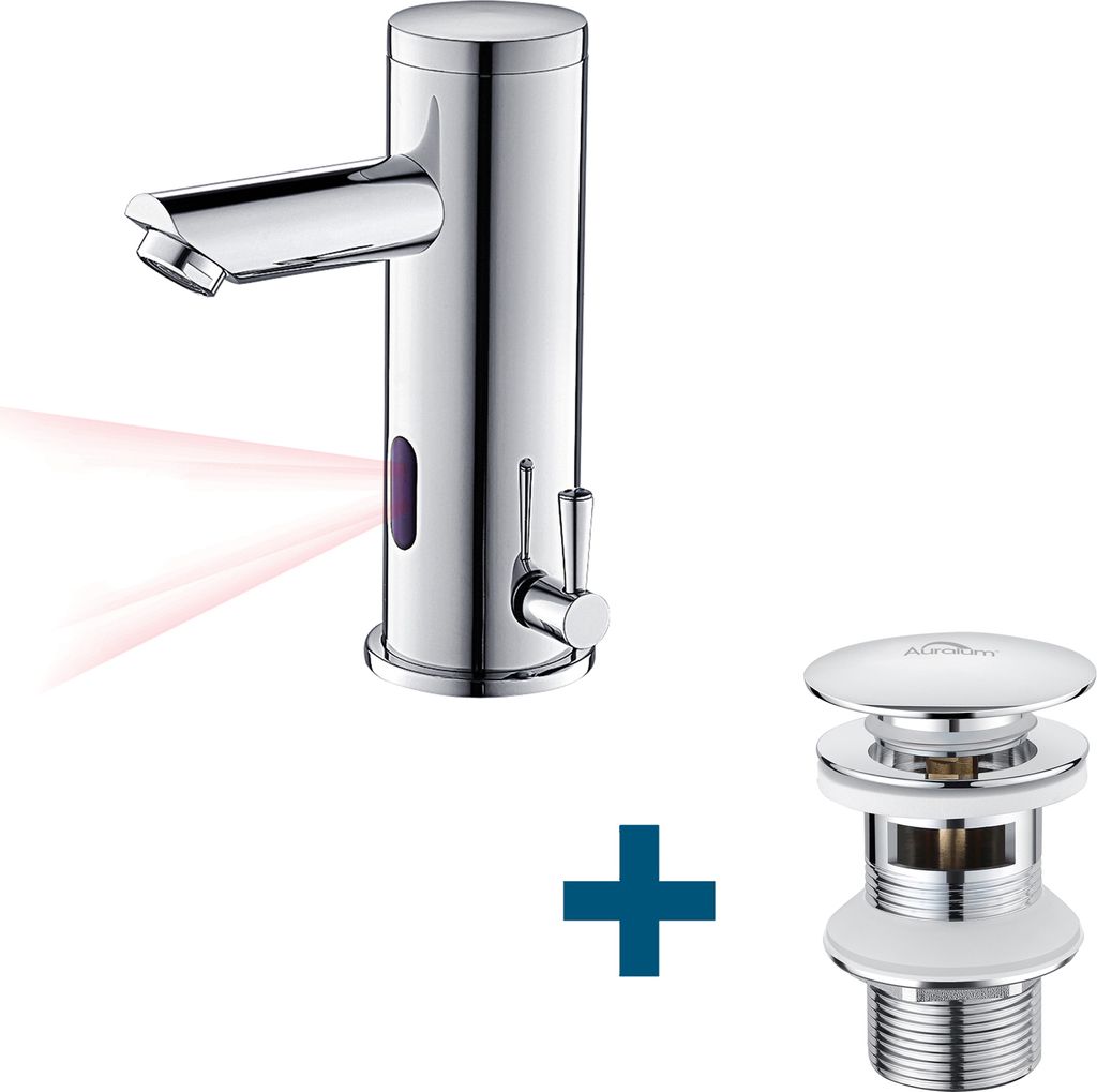 Infrarot Sensor Wasserhahn Automatik Waschtischarmatur + Produktbild 